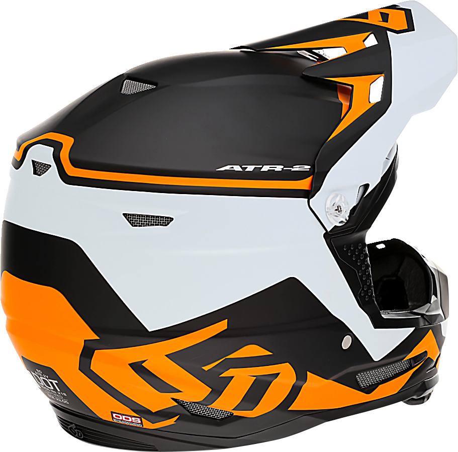 6D ATR-2Y Helmet - Drive - Neon Orange - Large 11-6312