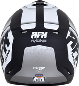 AFX FX-17 Helmet - Force - Matte Black/White - 2XL 0110-5201