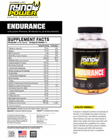 RYNO POWER Endurance Capsules - 125 ct. Bottle END884