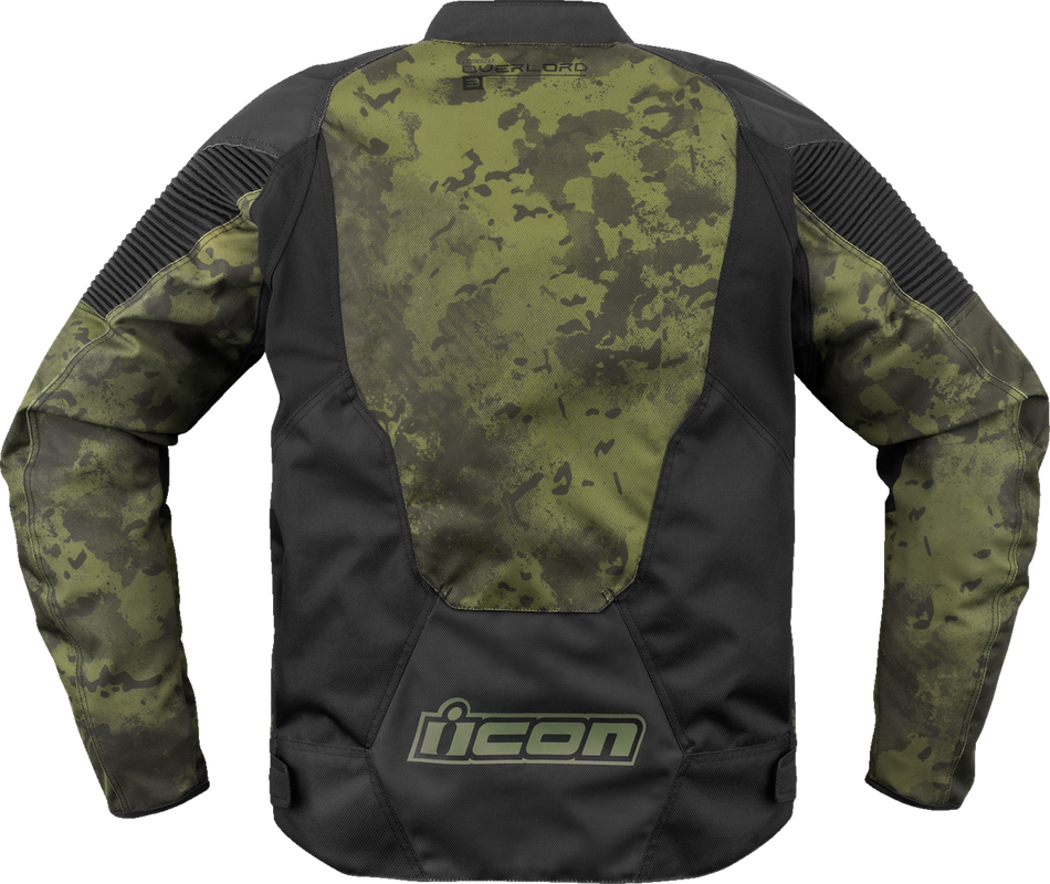 ICON Overlord3™ CE Magnacross Jacket - Green - Large 2820-6720