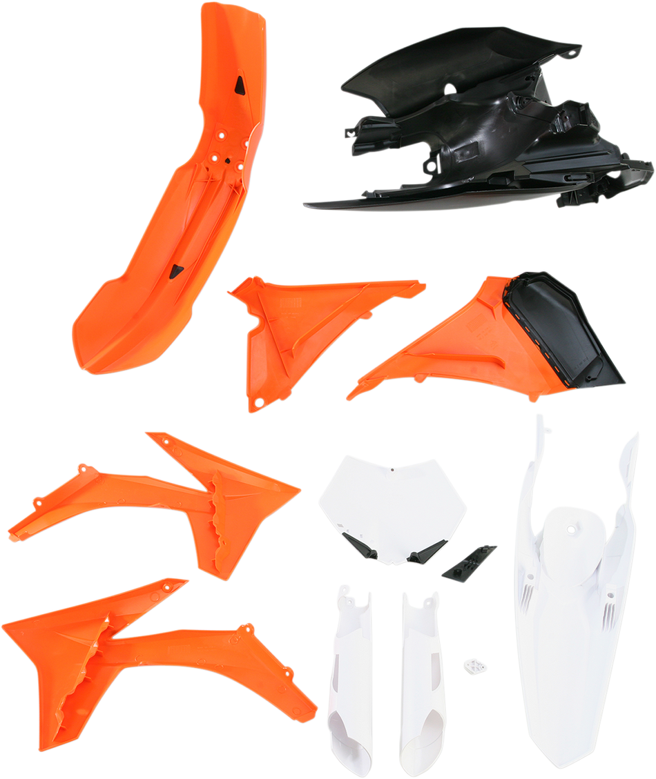 ACERBIS Full Replacement Body Kit KTM 250 OEM '11 Orange/Black/White 2205282882