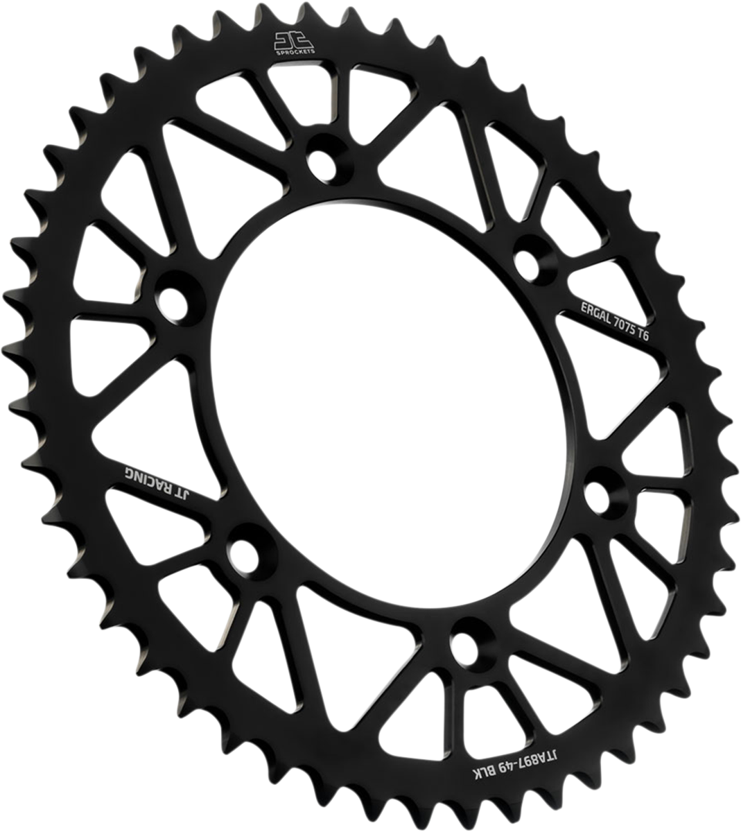 JT SPROCKETS Rear Sprocket - Black - 49-Tooth JTA897.49BLK