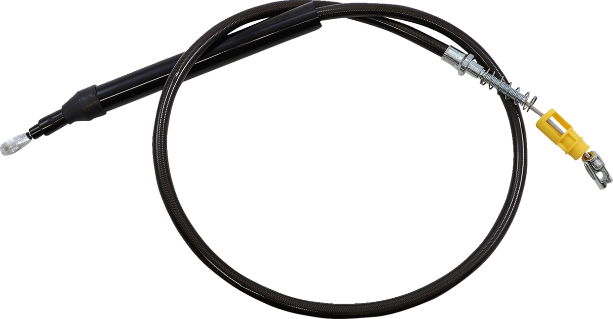 LA CHOPPERS Clutch Cable- Quick Connect - 12" - 14" Ape Hanger Handlebars - Midnight LA-8155C13M