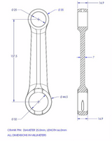 VINTCO Connecting Rod Kit KR2029