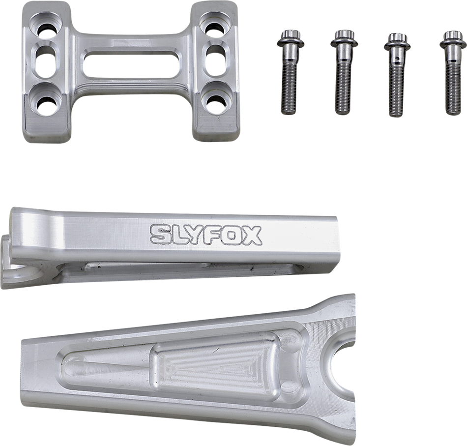 SLYFOX Risers - Straight - 6" - Raw TM-SLY3