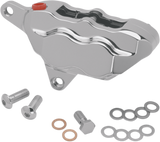 HAWG HALTERS 4-Piston Caliper - Front - Chrome LHSCC500