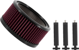 TRASK Air Filter - Big Power Assault - Black TM-1020-BPBK