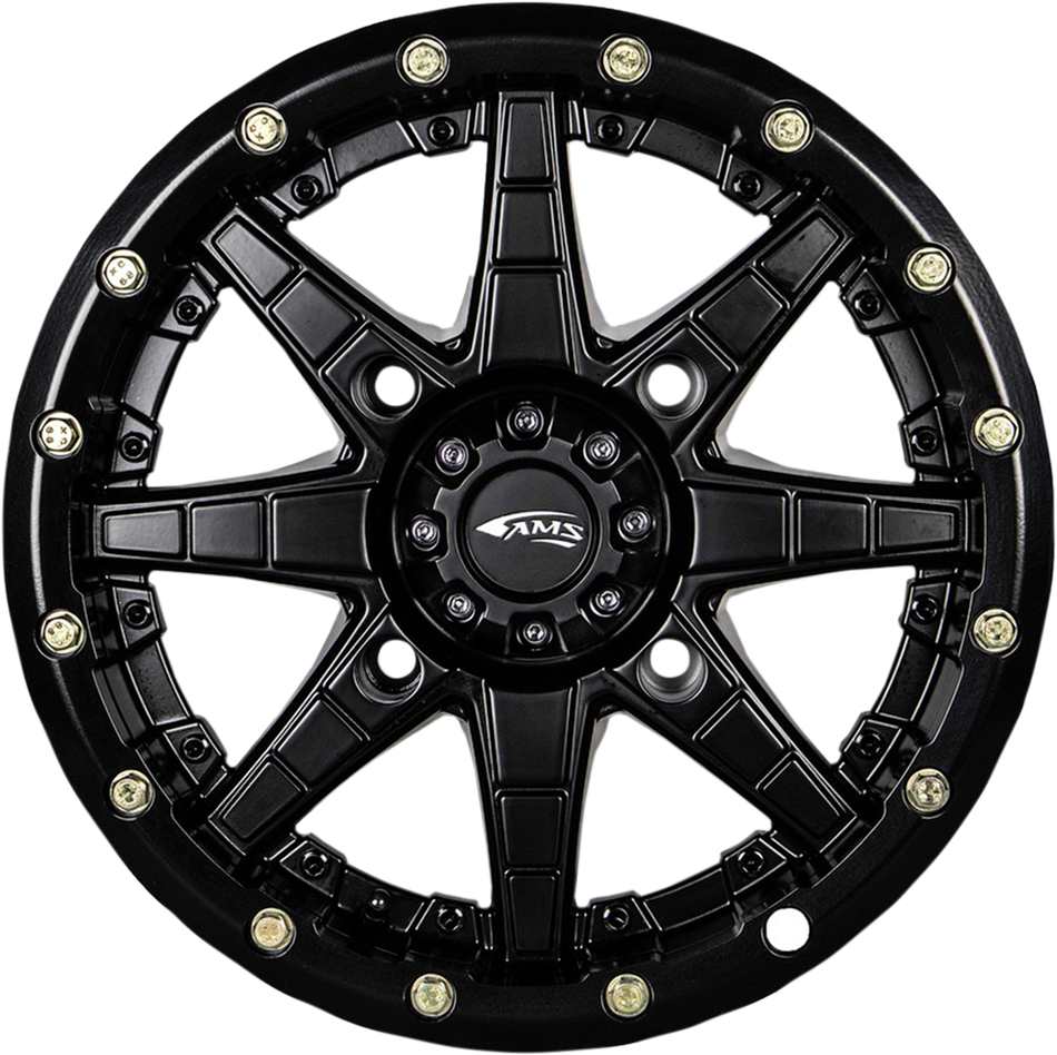 AMS Roll'n 106 Wheel - Front/Rear - Black - 14x7 - 4/137 - 5+2 4753-046AS