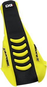 BLACKBIRD RACING Double Grip 3 Seat Cover - Black/Yellow - Suzuki 1323HUS