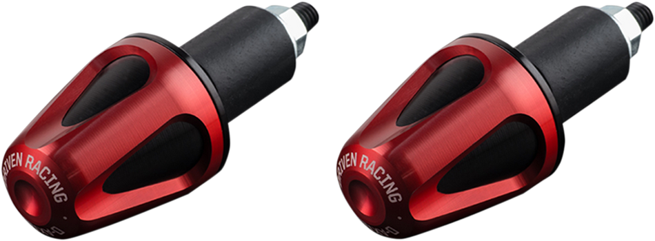 DRIVEN RACING Bar End Weight - Red/Black DXB-RD