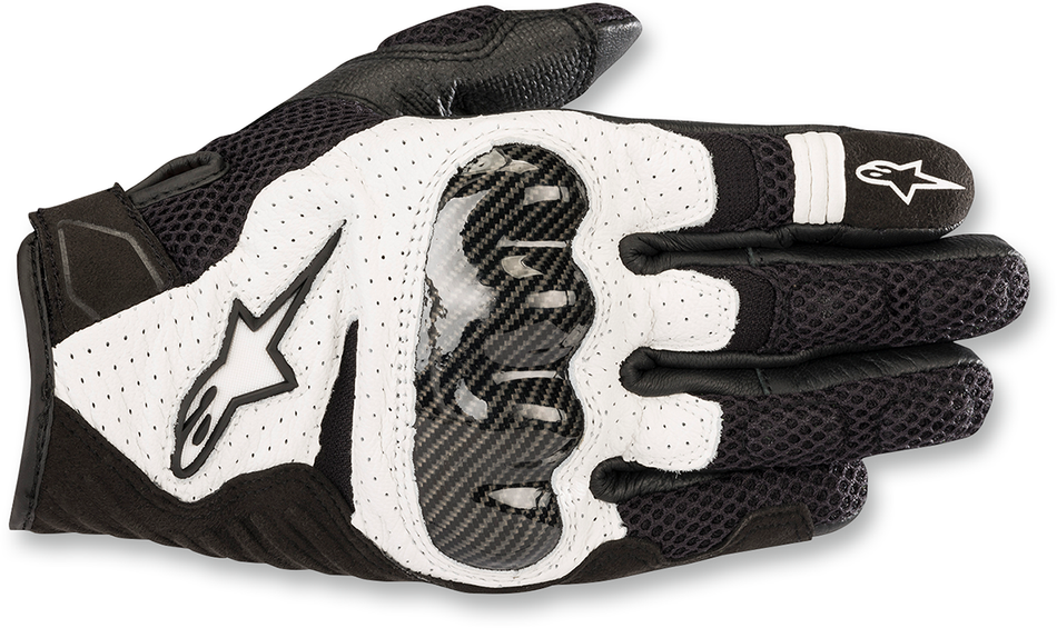 ALPINESTARS SMX-1 Air V2 Gloves - Black/White - Large 3570518-12-L