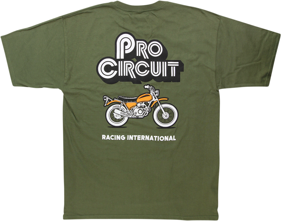 Camiseta PRO CIRCUIT Pit Bike - Verde - Mediana 6431720-020