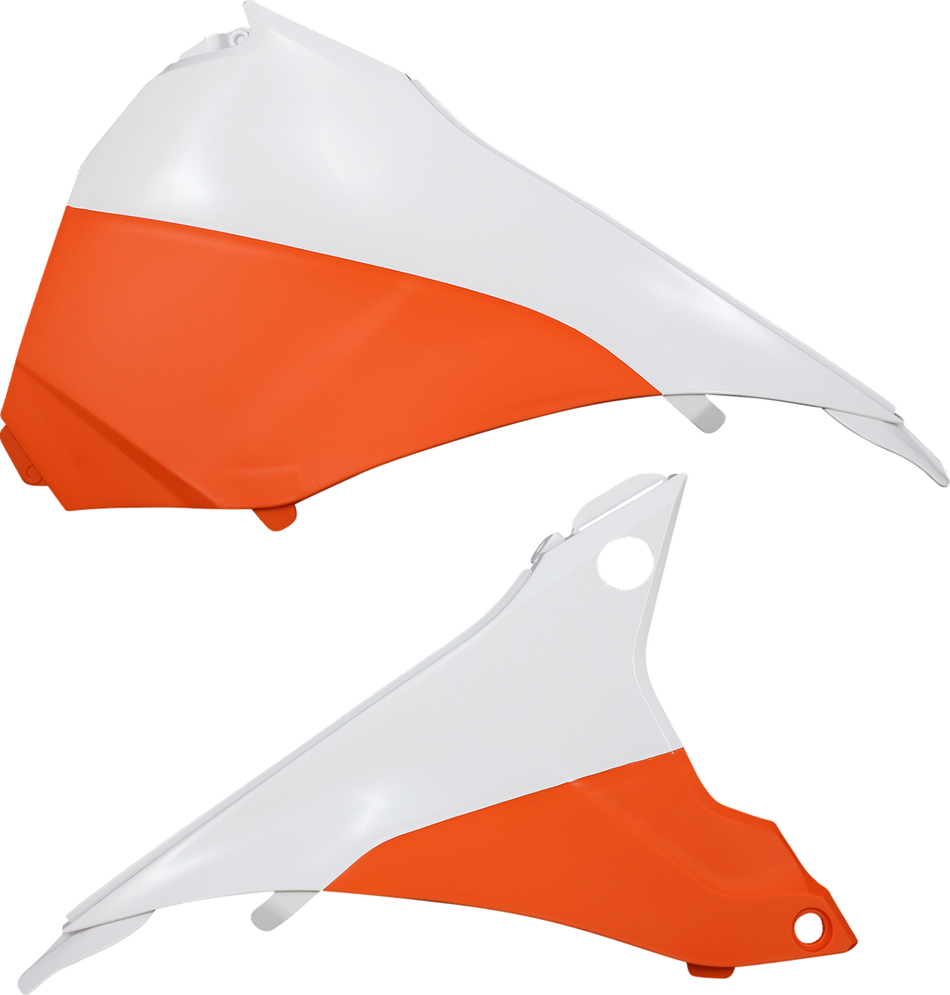 ACERBIS Airbox Cover - White/Orange 2374125412