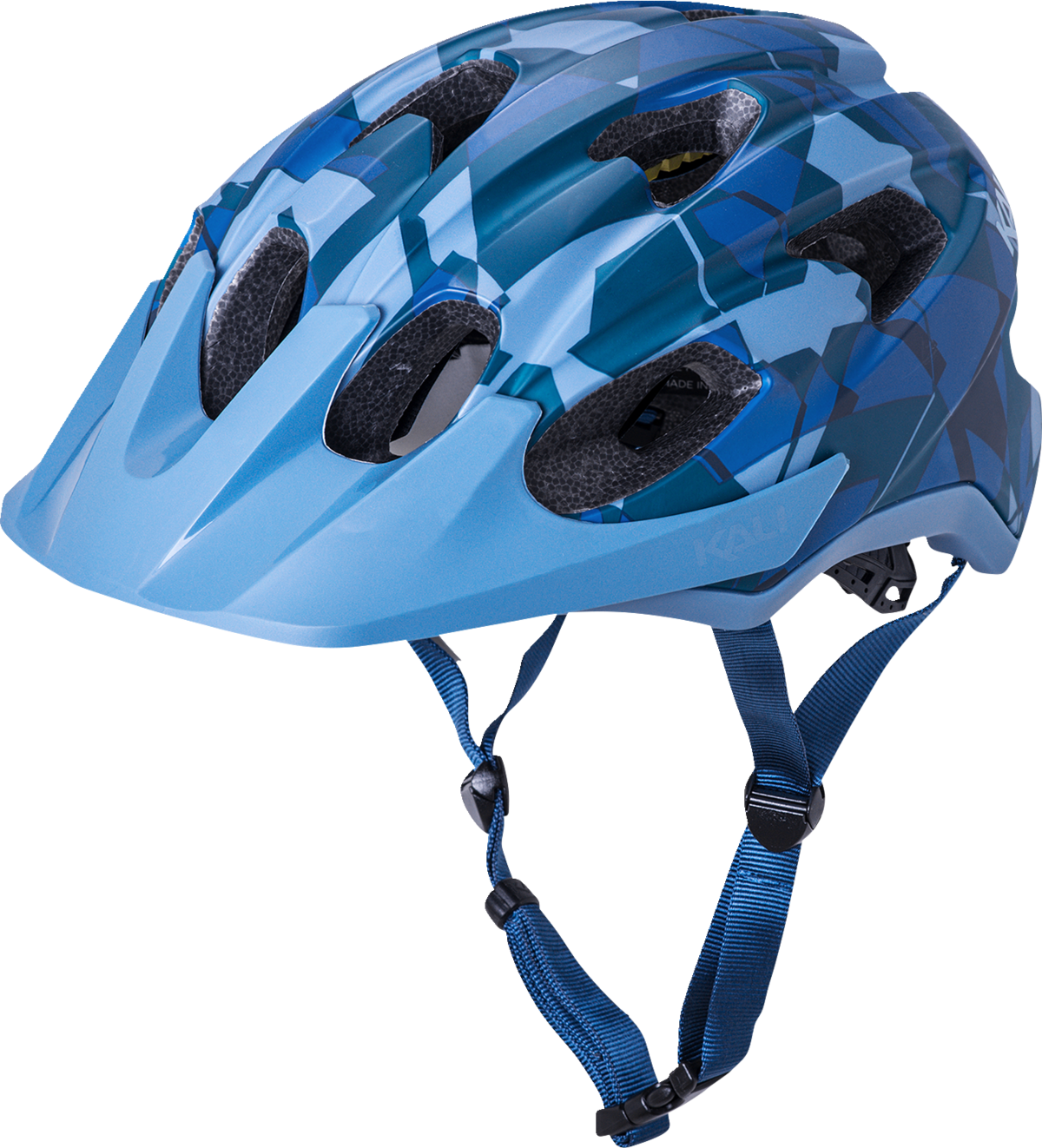 KALI Pace Helmet - Camo - Matte Thunder Blue - L/XL 0221721227