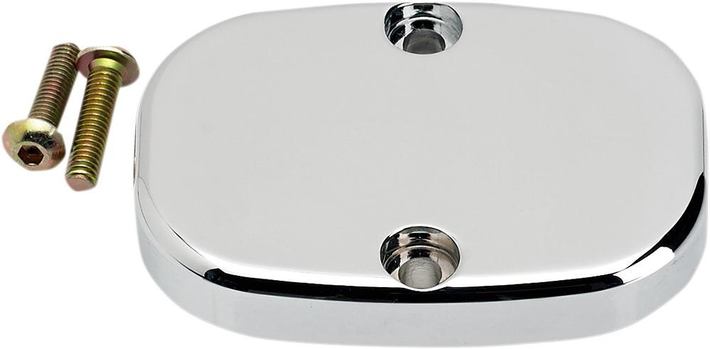 JOKER MACHINE Master Cylinder Cover - Smooth - Chrome - FL 08-010C