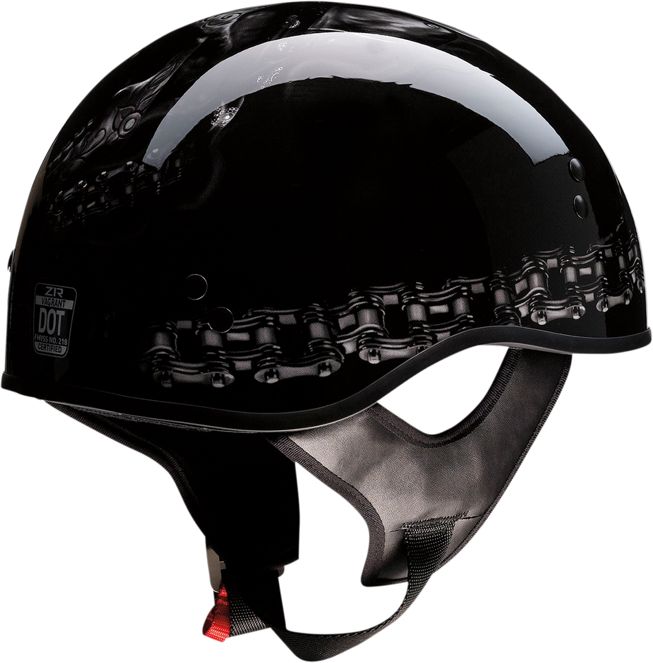 Z1R Vagrant Helmet - FTW - Black/Gray - XL 0103-1322