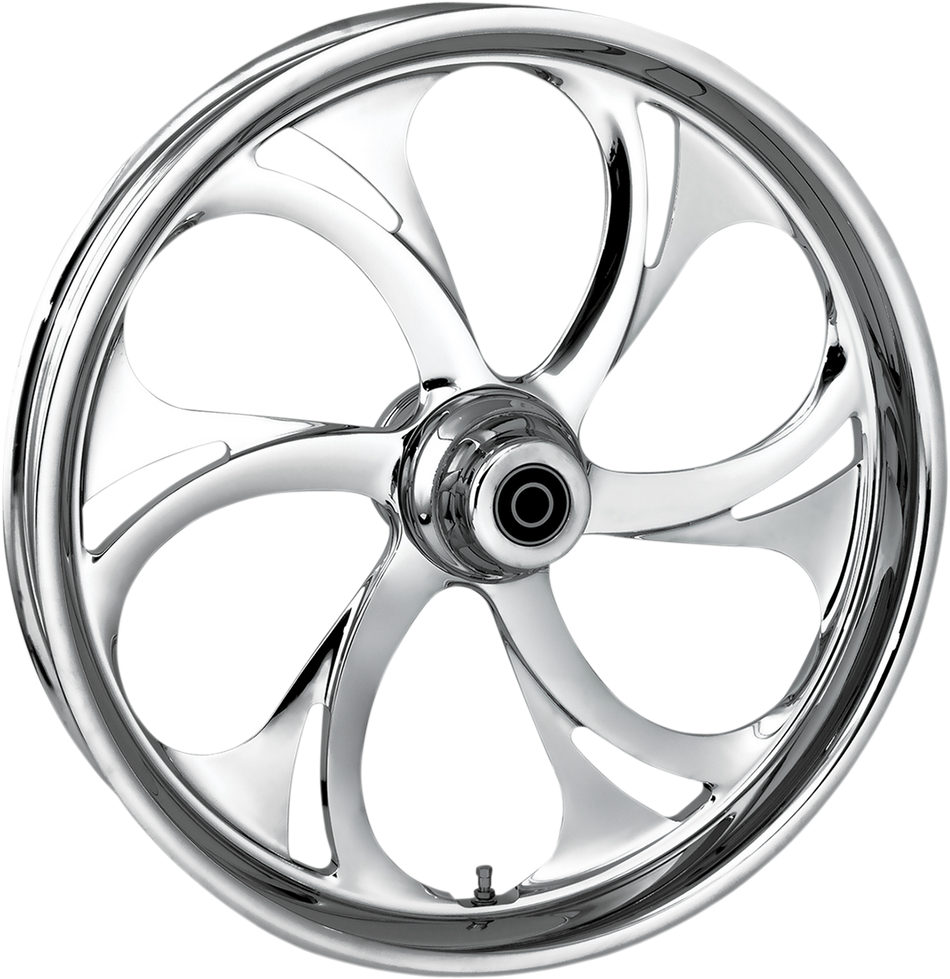 RC COMPONENTS Recoil Front Wheel - Dual Disc/ABS - Chrome - 21"x3.50" - '08-'13 FLT 21350-9031A-105