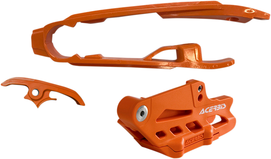 ACERBIS Chain Guide 2.0 and Slider Kit - Husqvarna/KTM/Gas Gas - Orange 2462630036