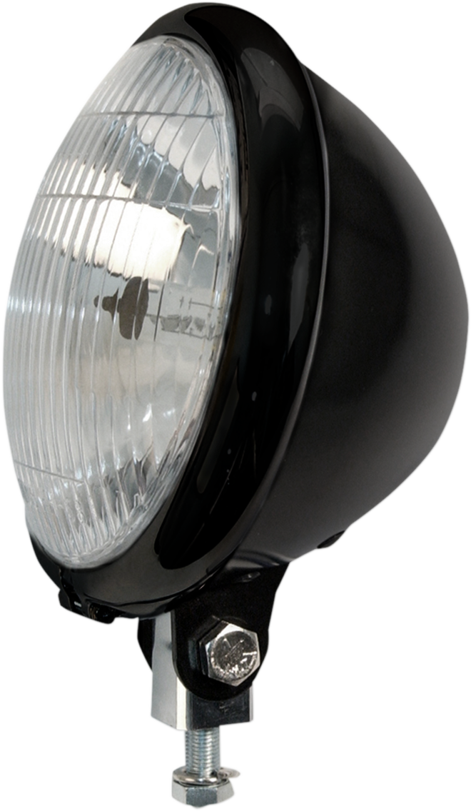 EMGO 5 3/4" Headlight Assembly - Black 66-84151BSD