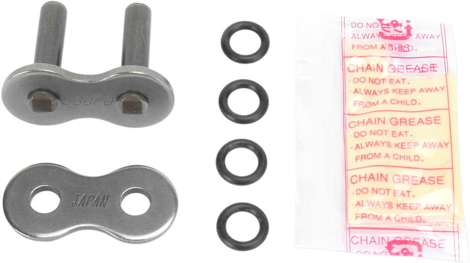 Parts Unlimited 530 O-Ring Series - Rivet Connecting Link Purl530po