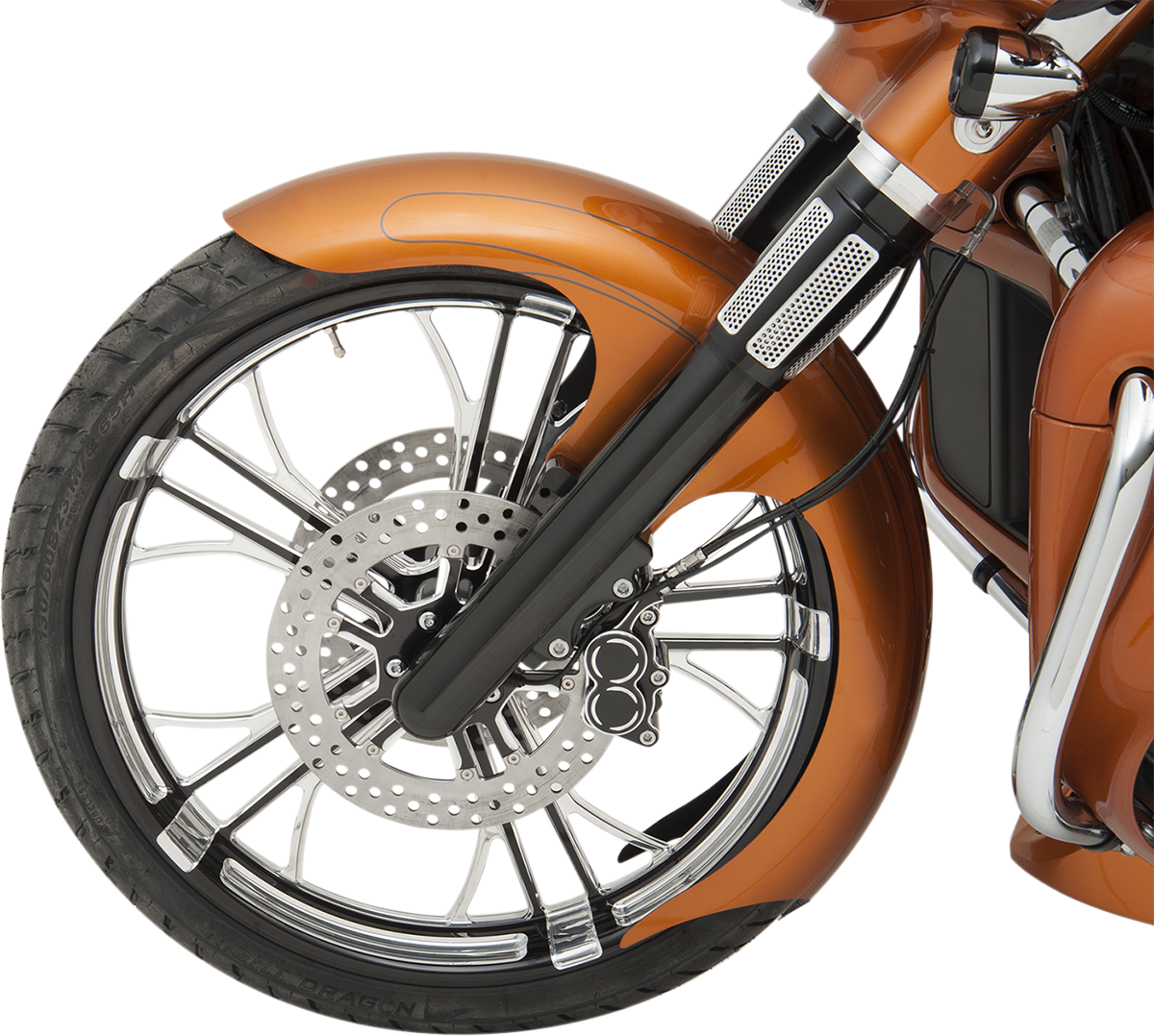 PAUL YAFFE BAGGER NATION Talon Front Fender - 23" PYO:TALON23-13E-S