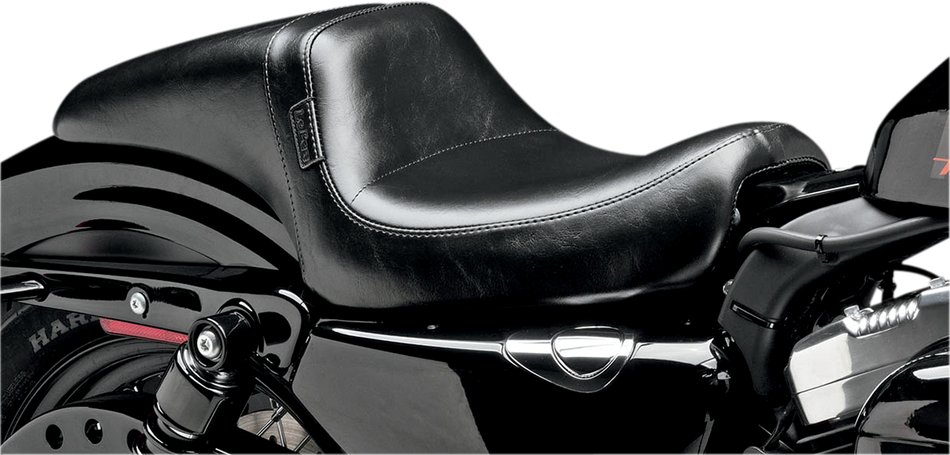 LE PERA Daytona Seat - Without Backrest - Smooth - Black - XL '10+ LK-542S