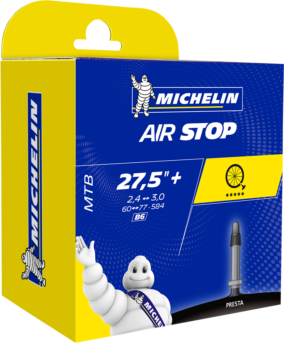 MICHELIN Air Stop Tube - 2.4"-3.0"x27.5" - Presta 40 mm 77989