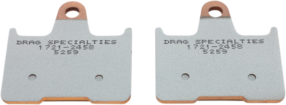 DRAG SPECIALTIES Sintered Brake Pads - Sportster FIT 14-21 XL MODELS HDP537