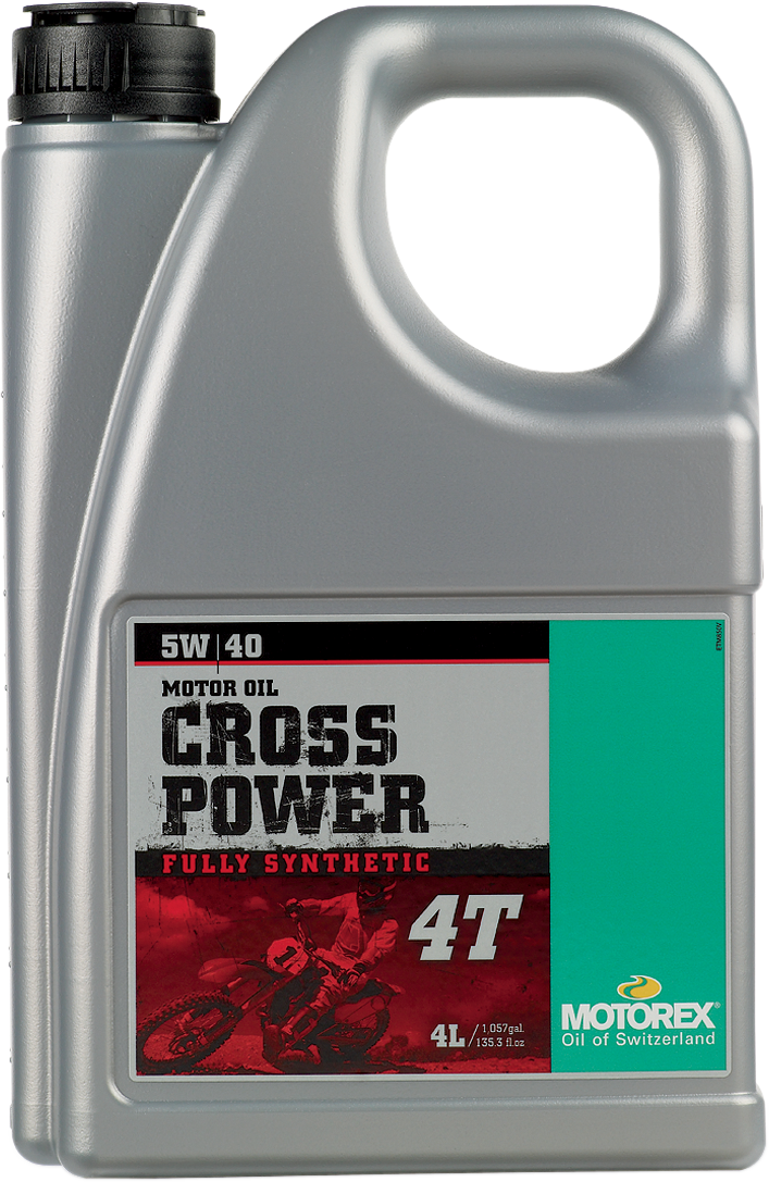 MOTOREX Cross Power Synthetic 4T Engine Oil - 5W-40 - 4L 196051