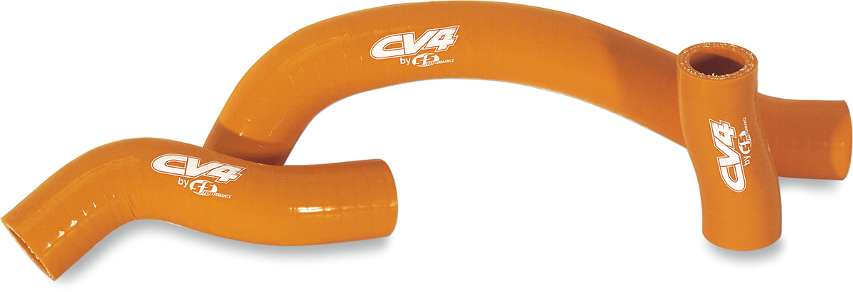 CV4 Radiator Hose Kit - Orange - Y-Piece SFSMBC211O