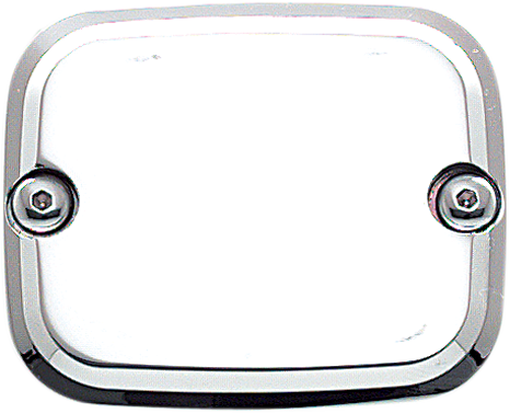 JOKER MACHINE Master Cylinder Cover - Brake - Front - Smooth - Chrome 951019C