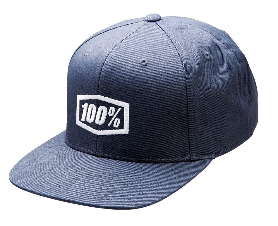 100% Icon Snapback Hat - Heather Charcoal - One Size 20044-00003