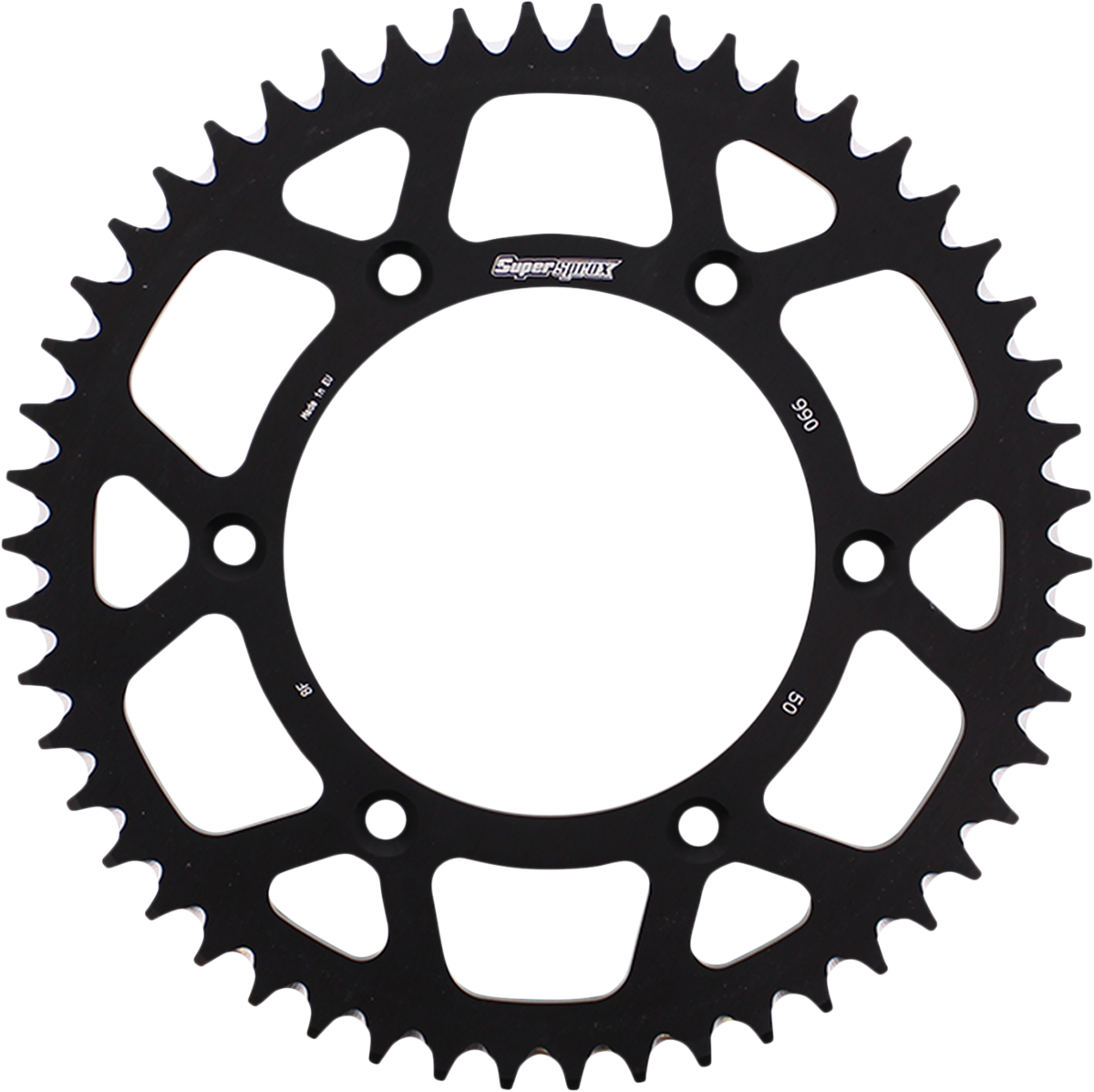 SUPERSPROX Rear Sprocket - Alloy - Black - 50-Tooth RAL-990-50-BLK