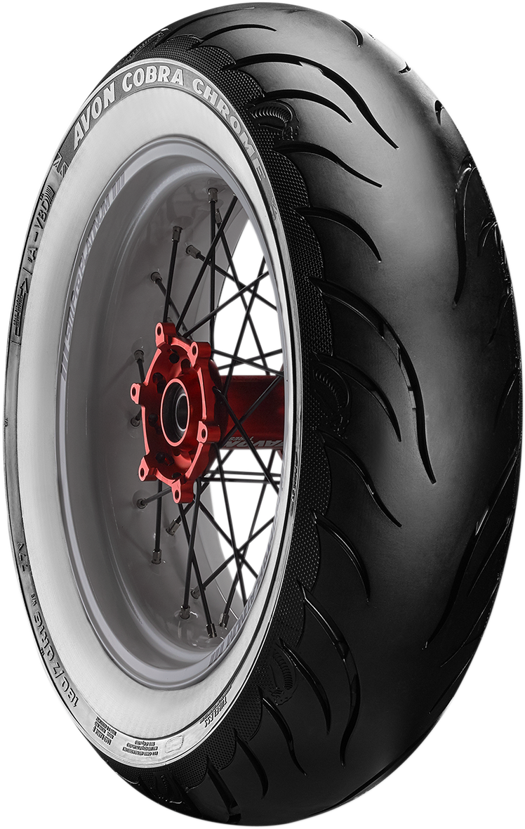 AVON Tire - Cobra Chrome AV92 Rear - 150/70B18 - Wide Whitewall - 76V 638171