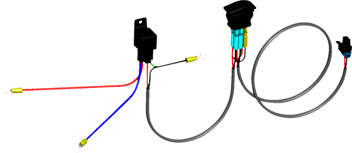 KFI PRODUCTS Wire Harness - Hydraulic Actuator 105940