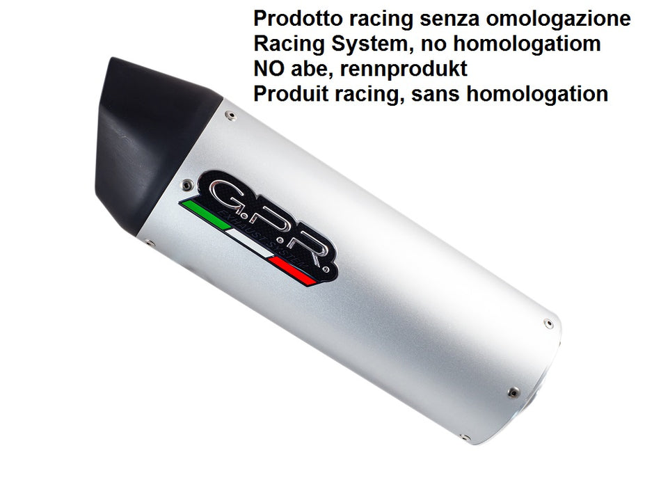 GPR Exhaust System Tuning TUNING 1980-2021, Furore alluminio, Universal silencer, without Link Pipe  TUNING.RACE.5