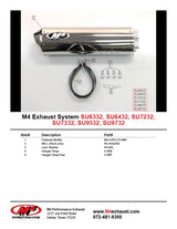 M4 Exhaust Polished Bolt-On 2004-2005 GSXR 600 SU6432