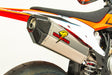 Graves motorsports ktm  2019-2022 - husqvarna - gas gas titanium slip-on exhaust - carbon end cap