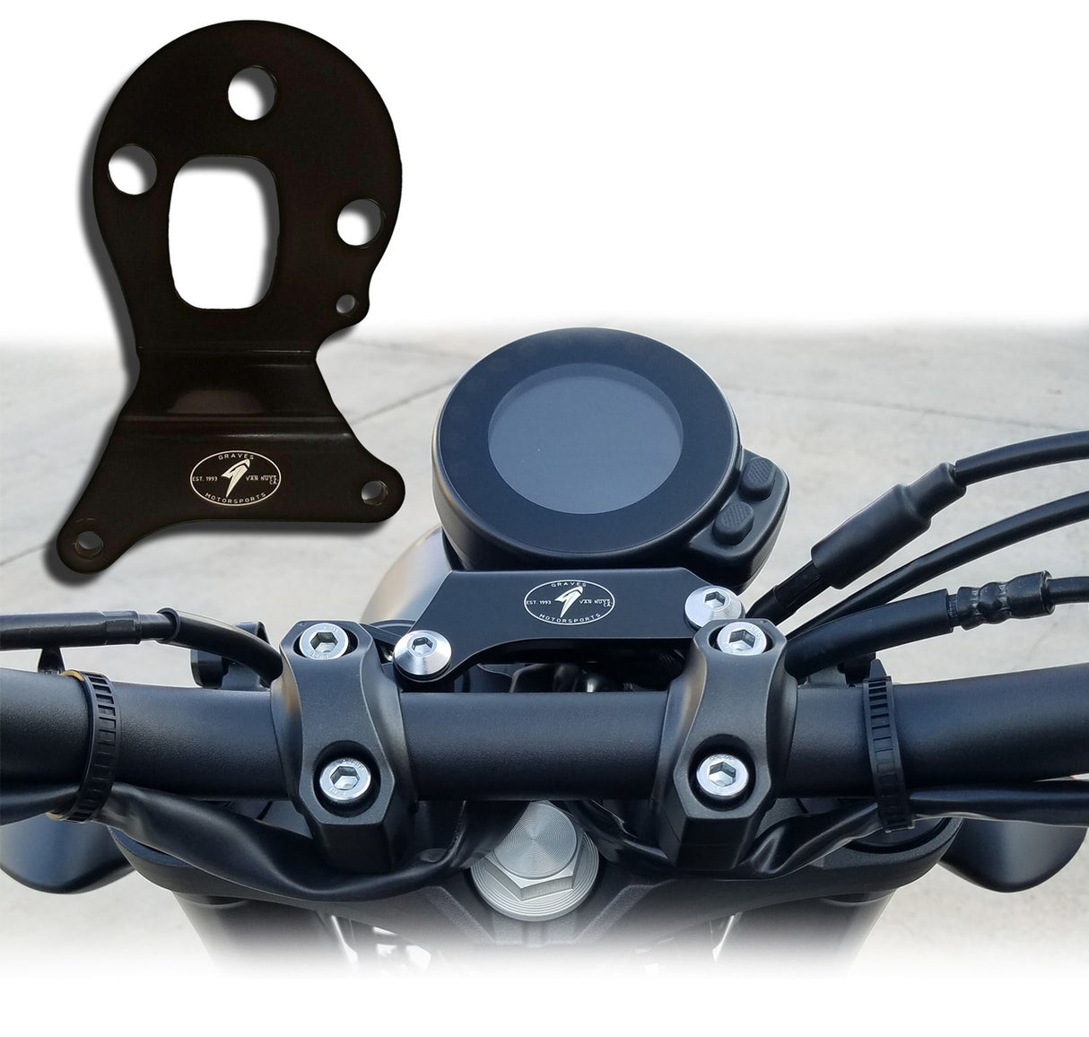 Graves motorsports yamaha xsr900 dash relocation kit