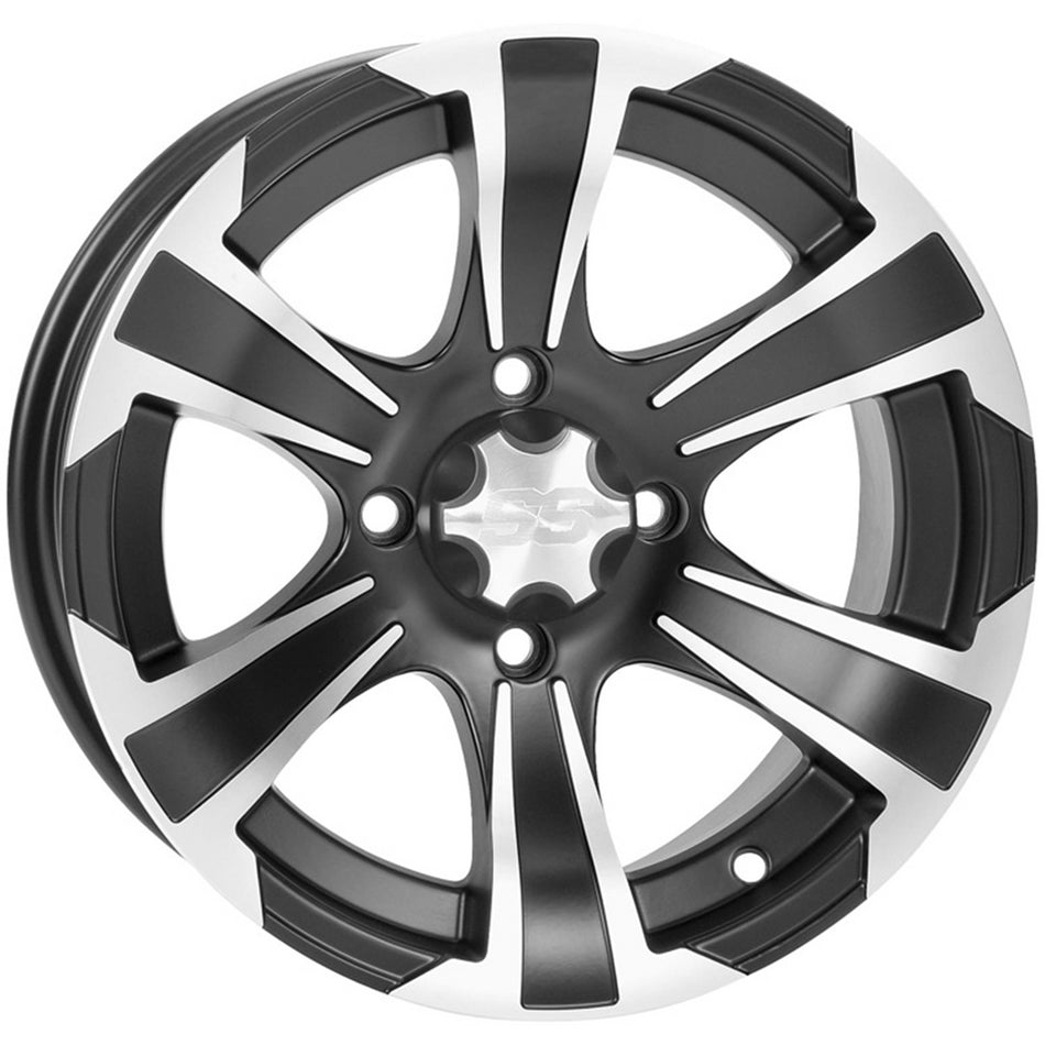 Itp Tires Ss Alloy Ss312, Black W/ Machined - 14x8 (14ss711bx) 263212