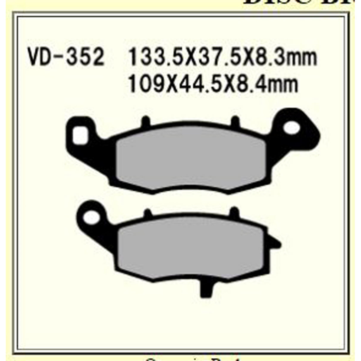 Vesrah Brake Pads (Vd-352rjl) 983988