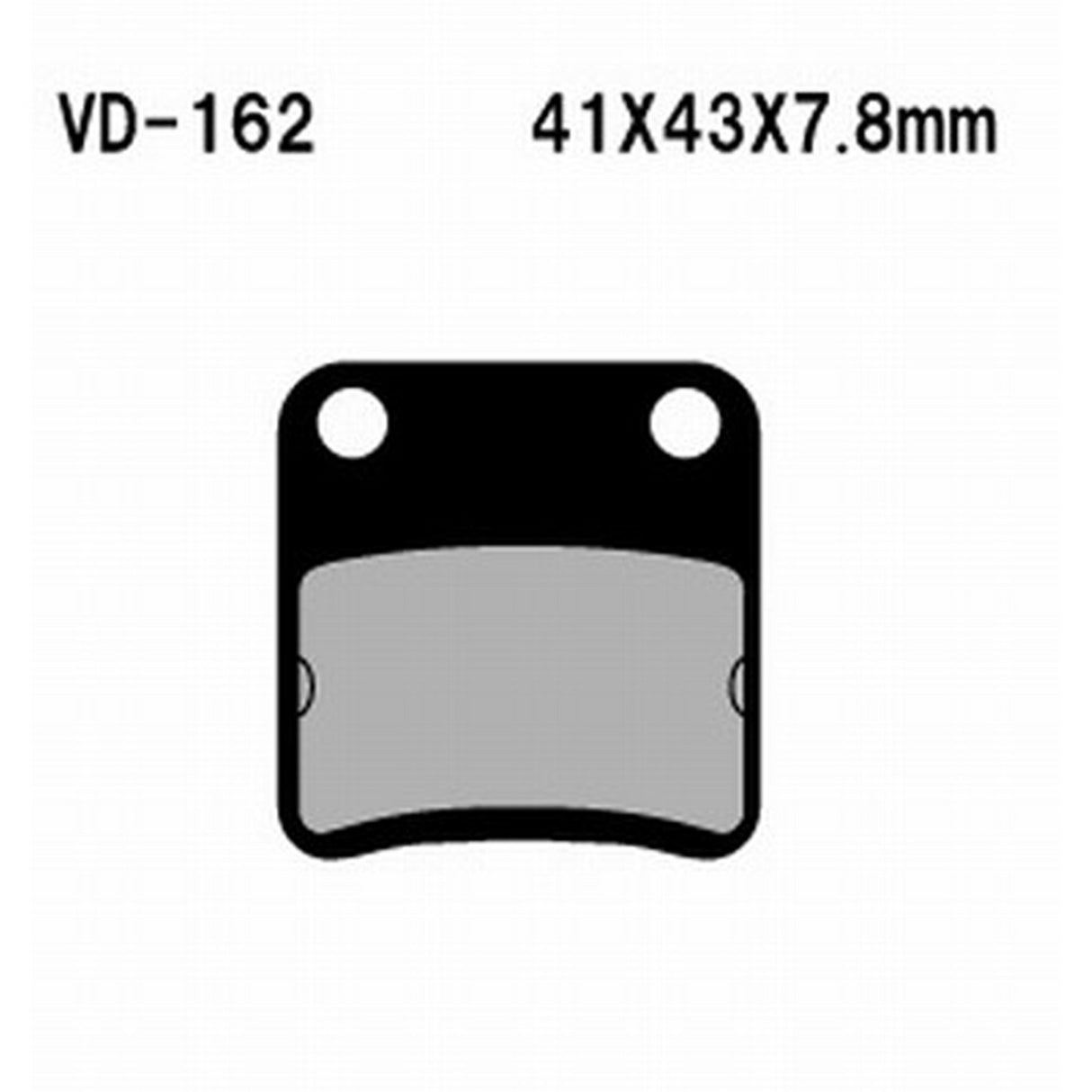 Vesrah Brake Pads (Vd-162/2) 985040