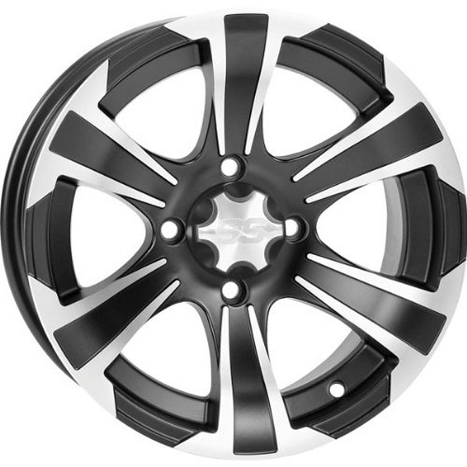 Itp Tires Ss Alloy Ss312, Black W/ Machined - 14x6 (14ss703bx) 263207