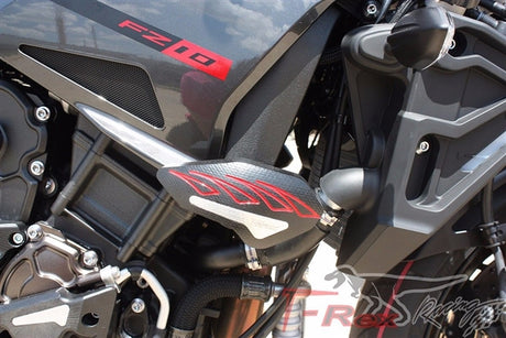 T-rex 2016 - 2019 yamaha fz-10 mt-10 no cut frame front & rear axle sliders case covers spools