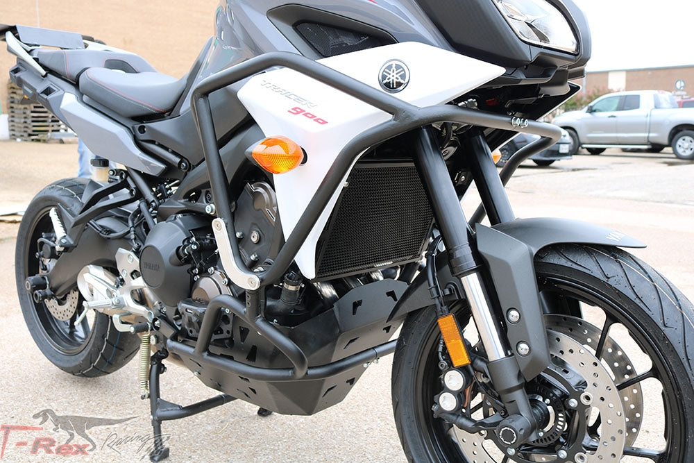 Combo de placa protectora protectora de motor T-rex 2019 yamaha tracer 900 / gt 2014 - 2019 fz-09 / mt-09 / fj-09