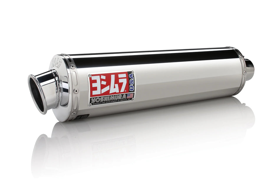 Yoshimura Gsf/Gsx1250fa 07-16 Rs-3 Stainless Slip-On Exhaust,  Stainless Muffler 1126255