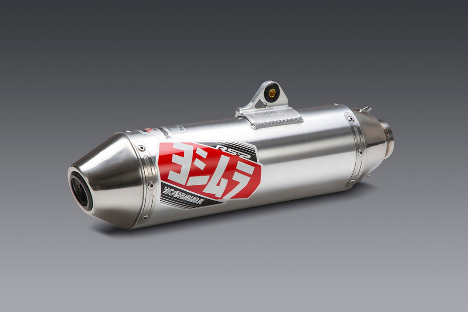 Yoshimura Crf150r/Rb 07-22 Rs-2 Stainless Slip-On Exhaust, W/ Aluminum Muffler 2215703