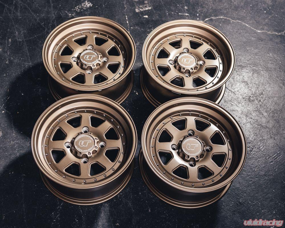 VR Forged D15 Wheel Package Trail Can-Am Maverick X3 15x7 Satin Bronze