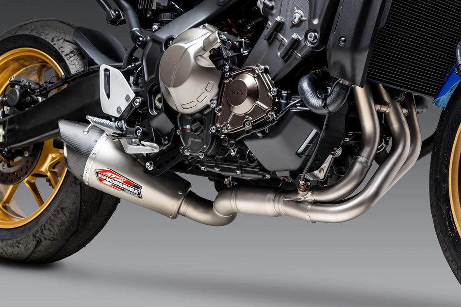 Yoshimura Race At2 Stainless Full Exhaust,  Stainless Muffler  MT-09 21-23 / Tracer 9 /XSR 900 22-24 13992ap521