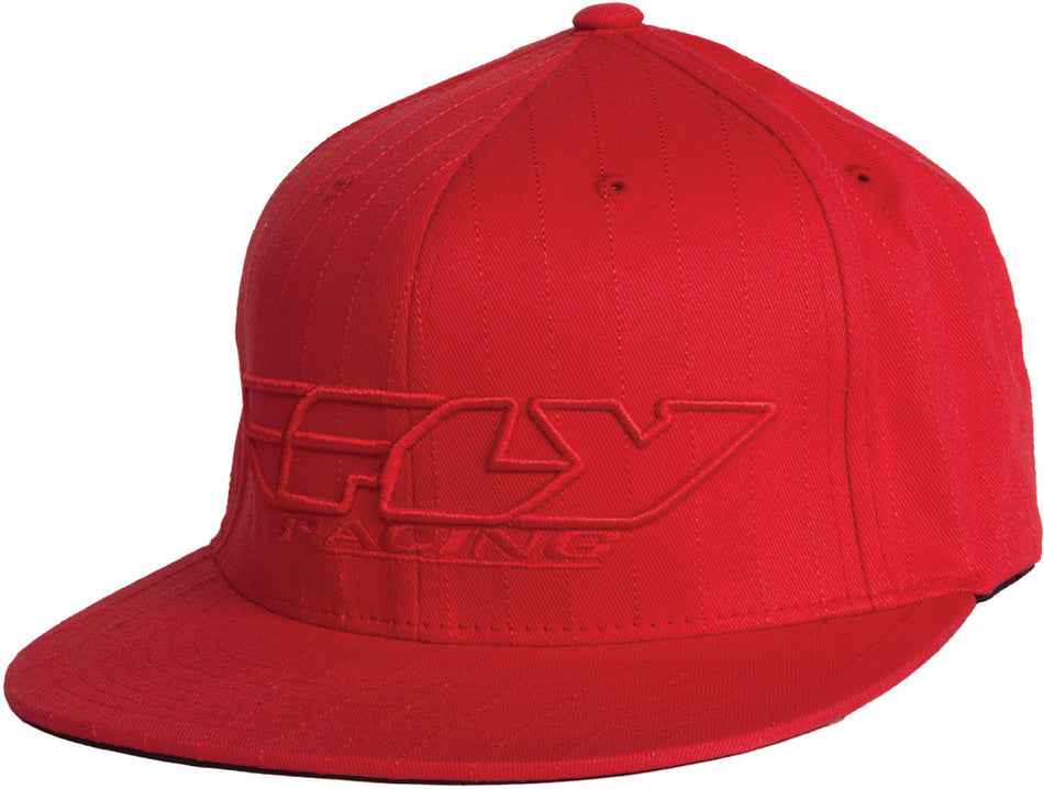 FLY RACING Corp. Pin Stripe Hat Red L/X 351-0282L